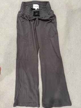 TALENTLESS Dark Charcoal Wide Leg Boxing Pants